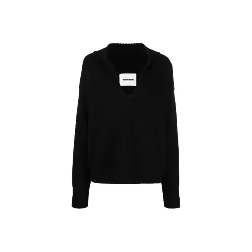 JIL SANDER Полночный синий Женские кашемировые свитеры