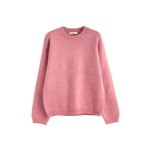 Tonlion Свитер Женские Кожа Розовый