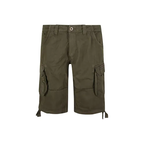 Alpha Industries Повседневные шорты Мужские Оливково-зеленые