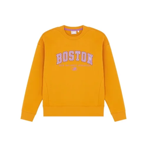 New Balance Свитшот Женский Оранжевый