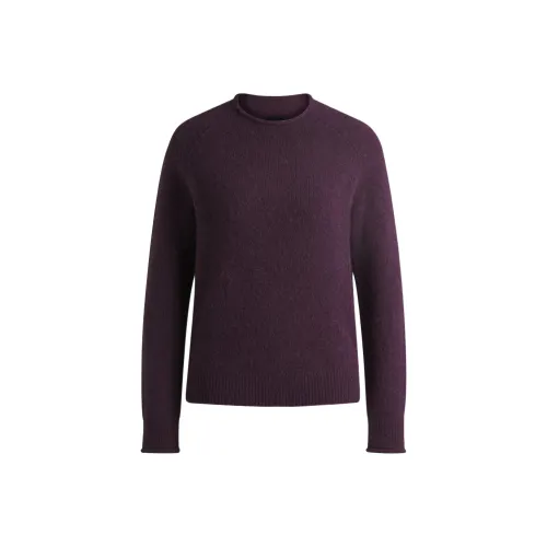 HUGO BOSS Темно-фиолетовые Женские Свитеры