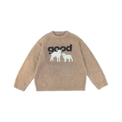 MeihaoStore Светло-коричневый Унисекс Свитеры