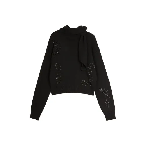 ELLE Черные Женские Свитеры