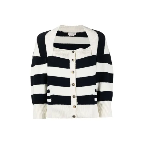 Alexander McQueen Белый Женские Кашемировые Свитеры