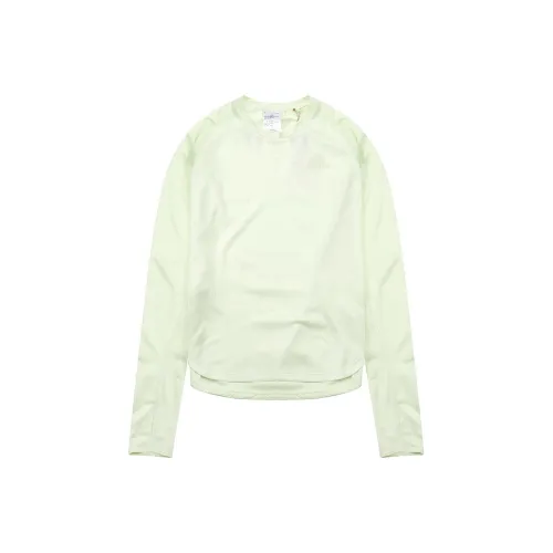 Adidas Реглан с длинным рукавом T-рубашка Женская Светло-зеленая