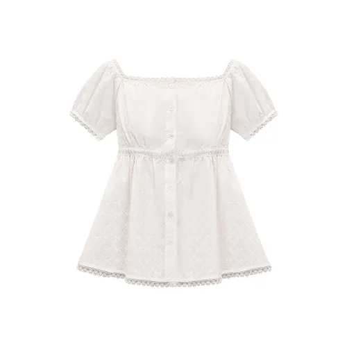 NTOT Стандартная T-рубашка Женская Белая