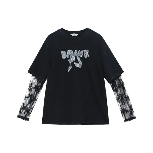 IT'Real T Рубашка Женская Черная Серая