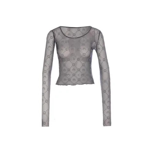 Marine Serre T-Shirt Женская Черная