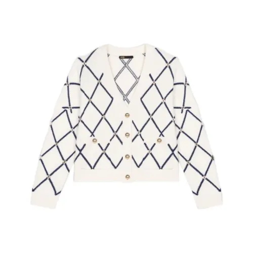 Maje FW22 Трикотаж Женский Светлый Умбра