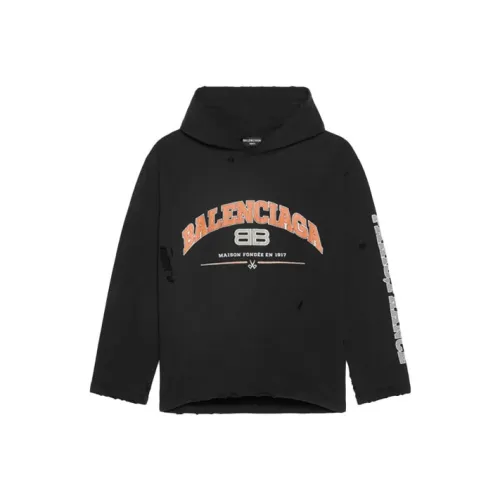 Balenciaga Свитшот Стандартный крой Женский Черный