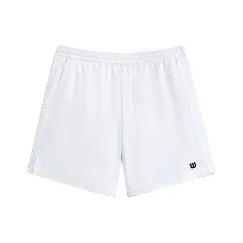 Wilson Bright White Men's Casual Shorts  
Wilson Ярко-белые Мужские Повседневные Шорты