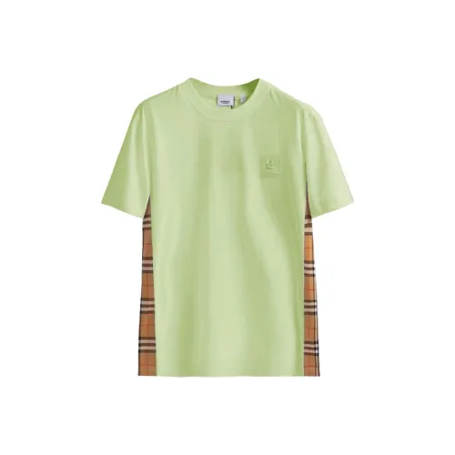 Burberry FW23 Стандартная T-рубашка Женская Зеленая