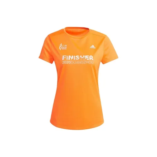 Adidas Апельсиновые Женские Футболки