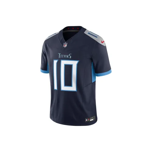 Nike NFL Tennessee Titans DeAndre Hopkins Регби Джерси Мужской Университетский Морской