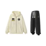 Комплект (Хаки Свитшот + Черные Спортивные Штаны)