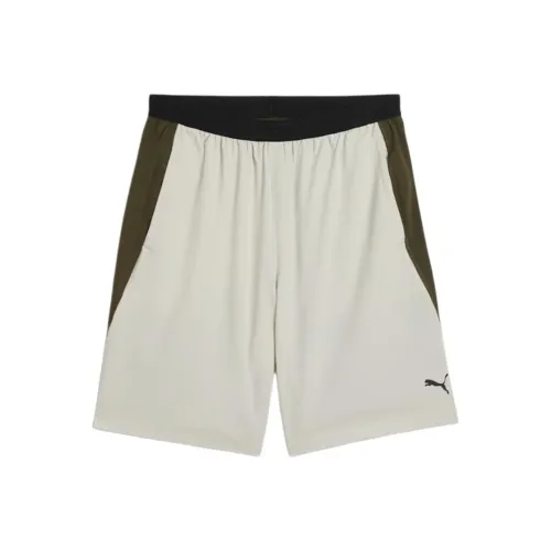 PUMA Вязаные ткани SHORTSPuma Форма Повседневные шорты Мужские Пустыня Пыль