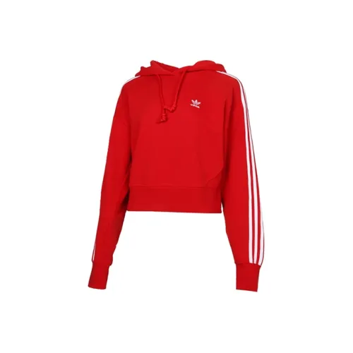 Adidas Originals Adicolor Толстовка Женская Светло-Красная