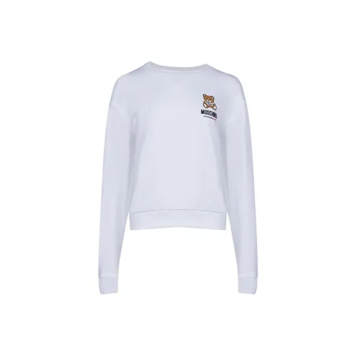 MOSCHINO Белый Женские Свитшоты