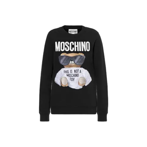 MOSCHINO Черные Женские Свитшоты