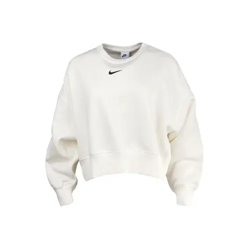 NIKE Белые Женские Свитшоты