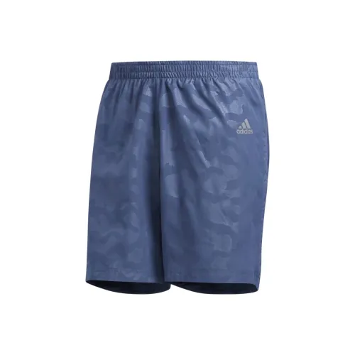 Adidas RUN IT Повседневные шорты Мужские Камуфляжный синий