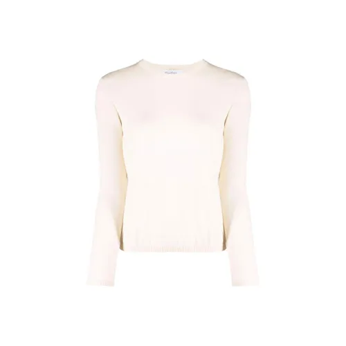 MaxMara Белый Женские Кашемировые Свитеры