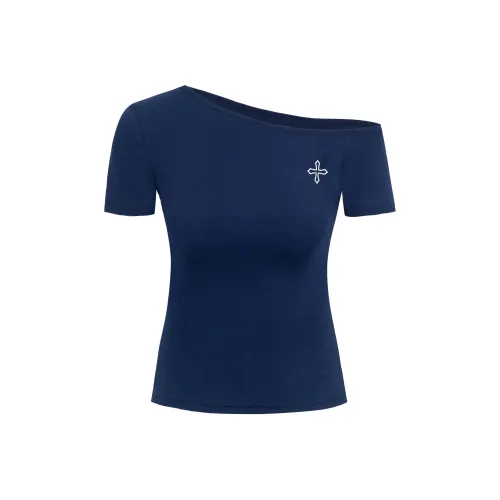 RECOLETA T Рубашка Женская Темно-синяя