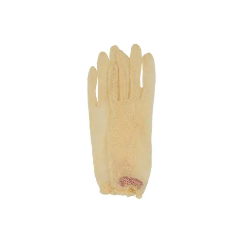 Valentino Нейлоновые перчатки унисекс желтые