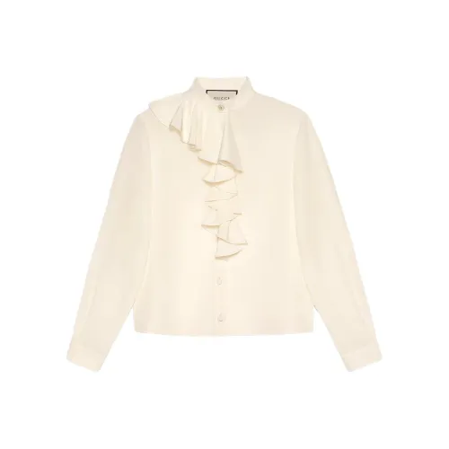 GUCCI Слоновая кость Женские Рубашки
