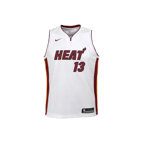 NBA x Nike Miami Heat Association Swingman Баскетбольная Джерси Мужская Белая