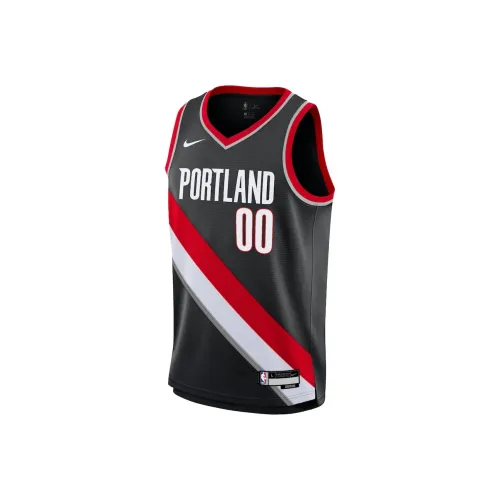 NBA Nike Portland Trail Blazers Баскетбольная Джерси Мужская Черная