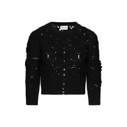 Rouje FW24 NERINA Кардиган Свитер Женский Черный