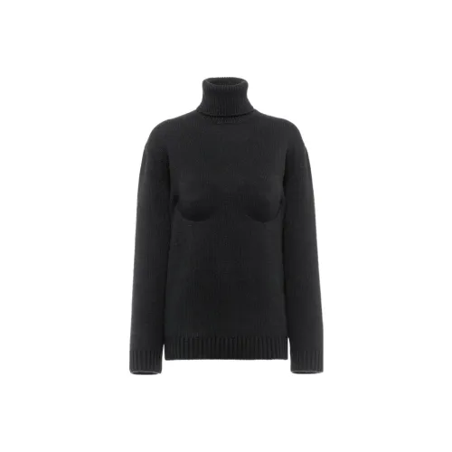 PRADA Черный Женские Кашемировые Свитеры
