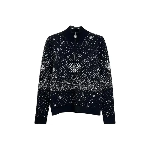 CHANEL Черные Женские Свитеры