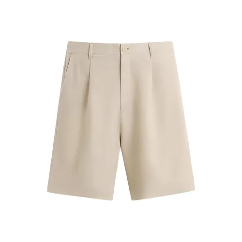 ZARA Light Beige Men's Casual Shorts  
ZARA Светло-бежевые мужские повседневные шорты
