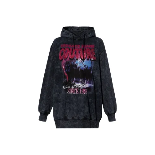 VERSACE JEANS COUTURE FW21 Толстовка Женская Темно-Серый