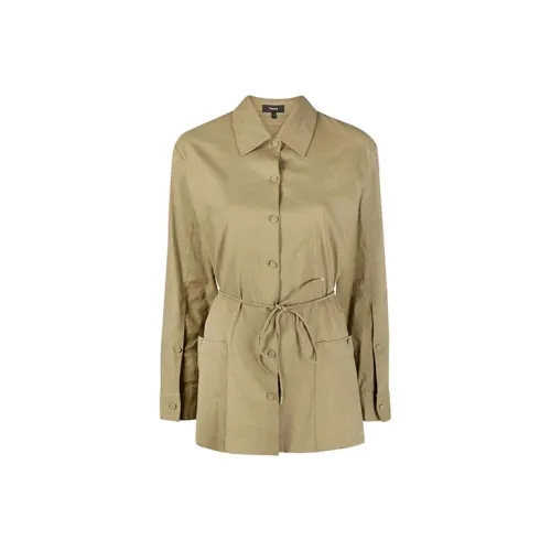 Theory Зеленые Женские Рубашки