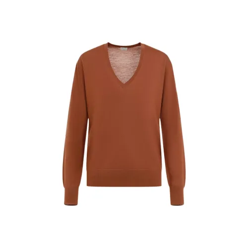 DRIES VAN NOTEN FW24 Свитер Женский Светлый Ржавый