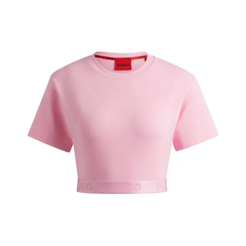 HUGO BOSS Розовые Женские Футболки