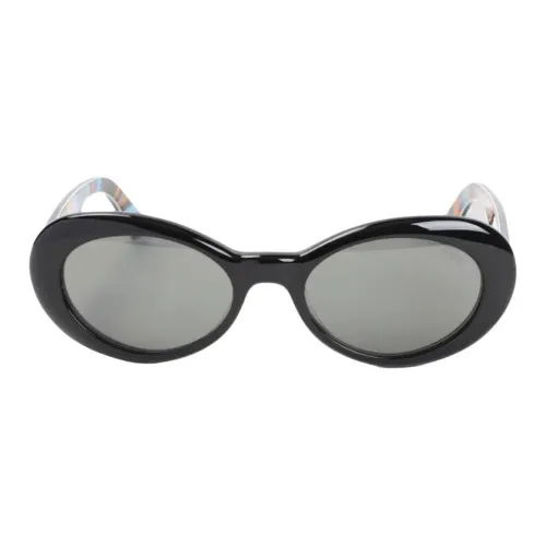 EMILIO PUCCI Ацетат OVAL SUNGLASSES Женские Черный