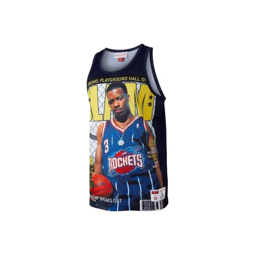 NBA Houston Rockets MITCHELL NESS Стив Фрэнсис Баскетбольная Джерси Мужская Морской Синий