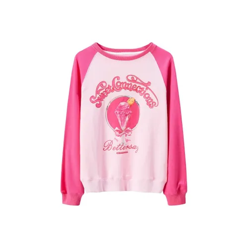 BETTERSAY Толстовка Женская Розовая