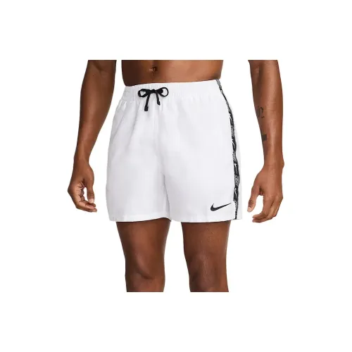 nike Плавание Повседневные шорты Мужские Белые