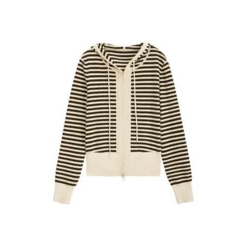 Fragment Трикотаж Женский Белый Кофейный