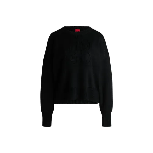 HUGO BOSS Черные Женские Свитеры