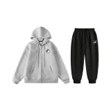 Фотиния Серый (B Happy Shark Логотип на груди) + Черный (B Happy Shark Логотип на штанах)