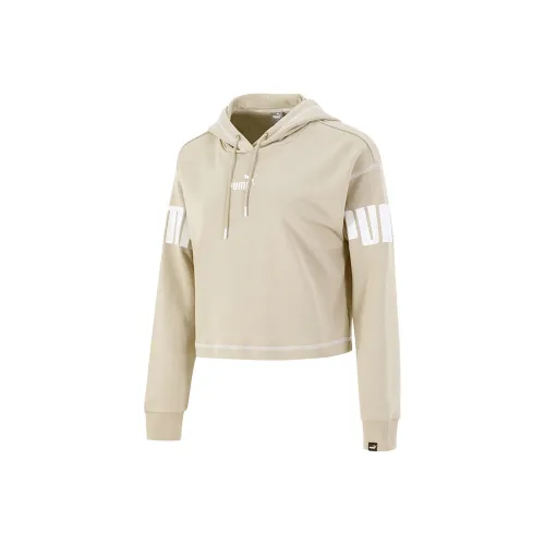 PUMA POWER Хаки Женские Свитшоты