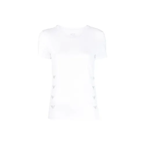 EMPORIO ARMANI EA7 Белые Женские Футболки