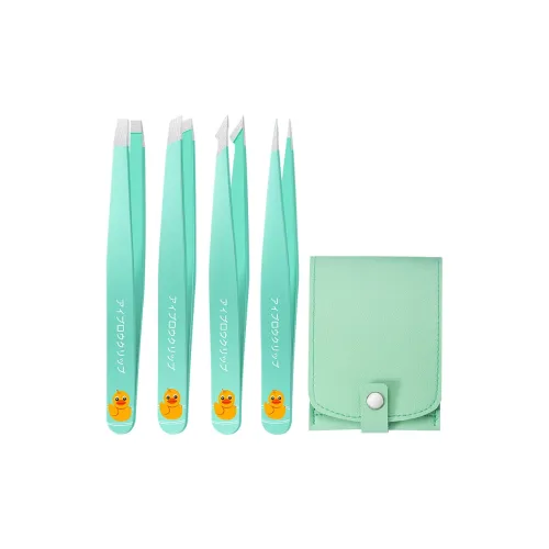 XIAOTIANLAI Немецкий язык Высокая Точность Пинцет Beauty Tool 4 шт + Хранение Кожа Чехол