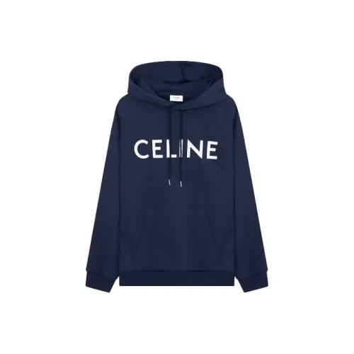 CELINE Толстовка Женская Морской Синий